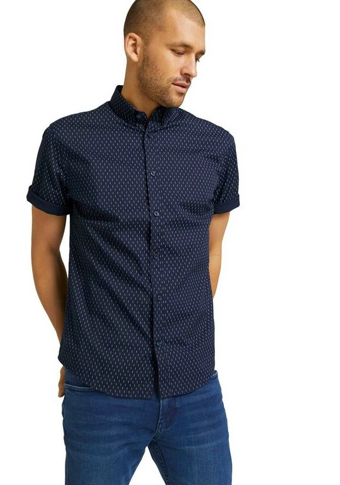 Am billigsten 💯 TOM TAILOR Kurzarmhemd Navy-weiß, Weiß-blau 😍 7 Am billigsten 💯 TOM TAILOR Kurzarmhemd Navy-weiß, Weiß-blau 😍 - Image 7