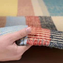 Blitzangebot ⭐ Wollteppich »Patch«, TOM TAILOR, rechteckig, Höhe 6 mm, reine Wolle, handgewebt, Boho-Style, Wohnzimmer ⭐ -Tom Tailor Verkaufsgeschäft 14049716