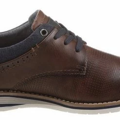 Billig ⭐ TOM TAILOR Schnürschuh mit Ziernähten Cognac, Navy 🎉 -Tom Tailor Verkaufsgeschäft 1476ece6 5a6d 53dd 8724 5a991a2a2565