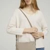 Budget 🛒 TOM TAILOR Umhängetasche »Lara Metallic Umhängetasche« Beige, Schwarz #ft5_slash# black ✔️