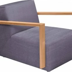 Budget ⭐ TOM TAILOR Loungesessel »LAZY«, mit Armlehne, im Retrolook, Armlehne Buche natur Sky blue TUS 6, Soft graphite TUS 9, Ecru TUS 1, Soft purple TUS 38 🤩