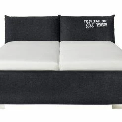 Coupon ✨ TOM TAILOR Polsterbett »SOFT PILLOW«, Struktur, mit Print, Überlänge 220 cm Mocca TIM 4, Woven grey TBO 19, Anthracite TBO 9, Steel TIM 18 ❤️ -Tom Tailor Verkaufsgeschäft 15463224
