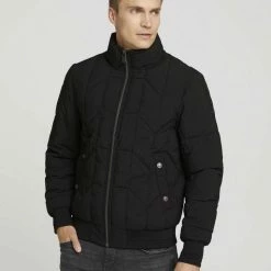 Rabatt ✨ TOM TAILOR Winterjacke »gesteppte Blousson Jacke« Black, Light Grey Melange, Blue jacket structure ✔️ -Tom Tailor Verkaufsgeschäft 15adbc29 99c0 5a8e b412 9a1768549cd1