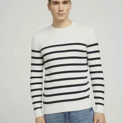 Bestes Angebot 😀 TOM TAILOR Strickpullover White navylue stripe, Beige melange navy stripe, Blue White Stripe 🧨 -Tom Tailor Verkaufsgeschäft 15b765b2 2578 5b4a b195 c49dea81cf1e