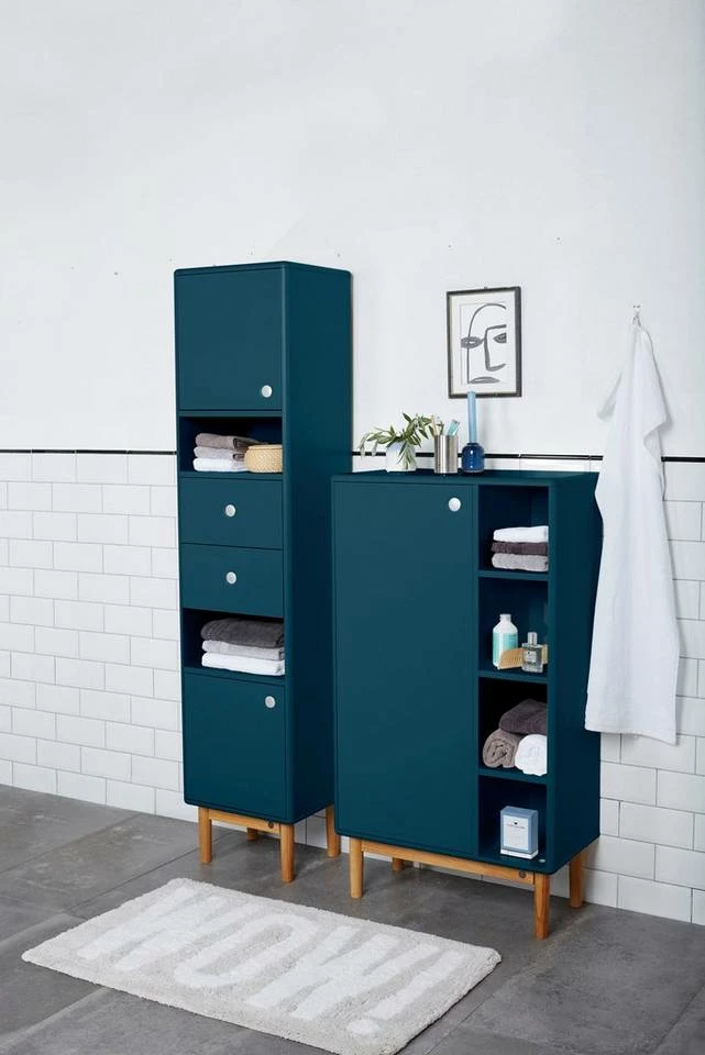 Auslauf 🎉 TOM TAILOR Hochschrank »COLOR BATH« mit 2 Türen & 2 Schubladen, mit Push-to-Open, mit Füßen in Eiche geölt, Breite 40 cm Plum, Sage, Forest, Anthracite 🥰 13 Auslauf 🎉 TOM TAILOR Hochschrank »COLOR BATH« mit 2 Türen & 2 Schubladen, mit Push-to-Open, mit Füßen in Eiche geölt, Breite 40 cm Plum, Sage, Forest, Anthracite 🥰 - Image 13