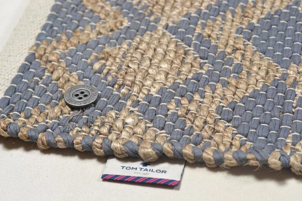 Angebote 😍 Teppich »Geometric«, TOM TAILOR, rechteckig, Höhe 7 mm, Flachgewebe, handgewebt, Material: 60% Baumwolle, 40% Jute, Wohnzimmer Goldfarben, Anthrazit ⭐ 5 Angebote 😍 Teppich »Geometric«, TOM TAILOR, rechteckig, Höhe 7 mm, Flachgewebe, handgewebt, Material: 60% Baumwolle, 40% Jute, Wohnzimmer Goldfarben, Anthrazit ⭐ - Image 5