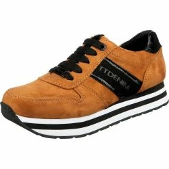Besorgen 🔔 TOM TAILOR »Sneakers Low« 👟 Sneaker Braun, Orange ❤️
