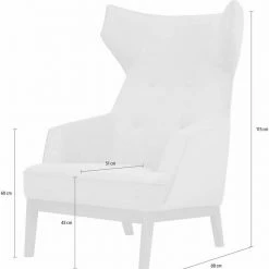 Besorgen 👍 TOM TAILOR Ohrensessel »COZY«, im Retrolook, mit Kedernaht und Knöpfung, Füße nussbaumfarben Pistacchio TUS 5, Brown TUS 4, Sky blue TUS 6, Soft purple TUS 38 🥰 -Tom Tailor Verkaufsgeschäft 16598651 2