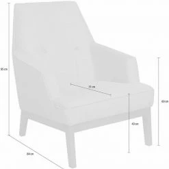 Schlussverkauf ❤️ TOM TAILOR Sessel »COZY«, im Retrolook, mit Kedernaht und Knöpfung, Füße nussbaumfarben Tarmac STC 19, Brown TUS 4, Pistacchio TUS 5, Celadon STC 3 ⭐ -Tom Tailor Verkaufsgeschäft 16598656 2