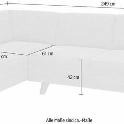 Großhandel 🔥 TOM TAILOR Ecksofa »NORDIC PURE«, mit Ottomane, im Retrolook, Füße nussbaumfarben Basalt STC 9, Wood STC 4, Pistacchio TUS 5, Ink blue STC 6 ⌛ -Tom Tailor Verkaufsgeschäft 16946423