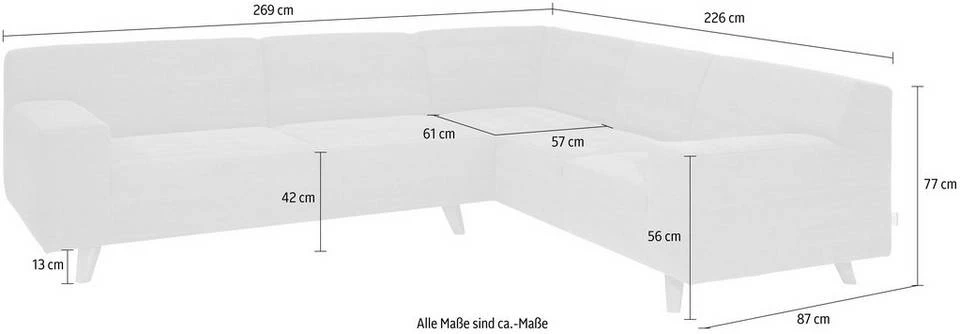 Am billigsten ❤️ TOM TAILOR Ecksofa »NORDIC PURE«, im Retrolook, Füße wengefarben Celadon STC 3, Ecru TUS 1, Basalt STC 9, Pistacchio TUS 5 🧨 8 Am billigsten ❤️ TOM TAILOR Ecksofa »NORDIC PURE«, im Retrolook, Füße wengefarben Celadon STC 3, Ecru TUS 1, Basalt STC 9, Pistacchio TUS 5 🧨 - Image 8