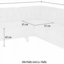Rabatt 🎁 TOM TAILOR Ecksofa »NORDIC CHIC«, im Retrolook, Füße nussbaumfarben Wood STC 4, Soft purple TUS 38, Tarmac STC 19, Gold mustard STC 13 👏 -Tom Tailor Verkaufsgeschäft 16946428