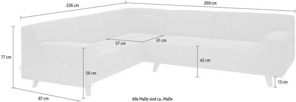 Angebote 🛒 TOM TAILOR Ecksofa »NORDIC PURE«, im Retrolook, Füße nussbaumfarben Soft graphite TUS 9, Brown TUS 4, Purple STC 18, Ink blue STC 6 🔔 8 Angebote 🛒 TOM TAILOR Ecksofa »NORDIC PURE«, im Retrolook, Füße nussbaumfarben Soft graphite TUS 9, Brown TUS 4, Purple STC 18, Ink blue STC 6 🔔 - Image 8