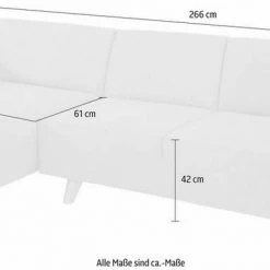 Besorgen 🧨 TOM TAILOR Ecksofa »NORDIC PURE«, mit Recamiere, im Retrolook, Füße wengefarben Ecru TUS 1, Soft graphite TUS 9, Basalt STC 9, Gold mustard STC 13 👍 -Tom Tailor Verkaufsgeschäft 16946505