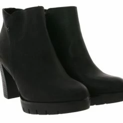 Top 10 🎉 TOM TAILOR »TOM TAILOR Ankle-Boots elegante Damen Stiefelette mit kleiner Plateau-Sohle Freizeit-Schuhe Schwarz« Stiefelette 🥰
