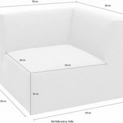 Aktion 🎉 TOM TAILOR Sofa-Eckelement »ELEMENTS«, Ecke zur Verbindung der Sofaelemente Stone TSV 29, Coconut brown TBO 12, Dark grey TSV 39, Indigo TSV 6 🛒 -Tom Tailor Verkaufsgeschäft 17108672