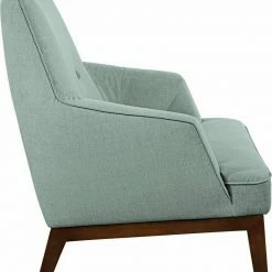 Schlussverkauf ❤️ TOM TAILOR Sessel »COZY«, im Retrolook, mit Kedernaht und Knöpfung, Füße nussbaumfarben Tarmac STC 19, Brown TUS 4, Pistacchio TUS 5, Celadon STC 3 ⭐ -Tom Tailor Verkaufsgeschäft 17241107