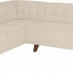 Rabatt 🎁 TOM TAILOR Ecksofa »NORDIC CHIC«, im Retrolook, Füße nussbaumfarben Wood STC 4, Soft purple TUS 38, Tarmac STC 19, Gold mustard STC 13 👏 -Tom Tailor Verkaufsgeschäft 17307718