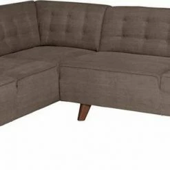 Rabatt 🎁 TOM TAILOR Ecksofa »NORDIC CHIC«, im Retrolook, Füße nussbaumfarben Wood STC 4, Soft purple TUS 38, Tarmac STC 19, Gold mustard STC 13 👏 -Tom Tailor Verkaufsgeschäft 17307731