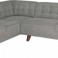 Rabatt 🎁 TOM TAILOR Ecksofa »NORDIC CHIC«, im Retrolook, Füße nussbaumfarben Wood STC 4, Soft purple TUS 38, Tarmac STC 19, Gold mustard STC 13 👏 -Tom Tailor Verkaufsgeschäft 17307745