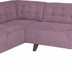 Rabatt 🎁 TOM TAILOR Ecksofa »NORDIC CHIC«, im Retrolook, Füße nussbaumfarben Wood STC 4, Soft purple TUS 38, Tarmac STC 19, Gold mustard STC 13 👏 -Tom Tailor Verkaufsgeschäft 17307750