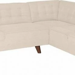 Rabatt 🎁 TOM TAILOR Ecksofa »NORDIC CHIC«, im Retrolook, Füße nussbaumfarben Wood STC 4, Soft purple TUS 38, Tarmac STC 19, Gold mustard STC 13 👏 -Tom Tailor Verkaufsgeschäft 17307878