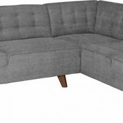 Rabatt 🎁 TOM TAILOR Ecksofa »NORDIC CHIC«, im Retrolook, Füße nussbaumfarben Wood STC 4, Soft purple TUS 38, Tarmac STC 19, Gold mustard STC 13 👏 -Tom Tailor Verkaufsgeschäft 17307887