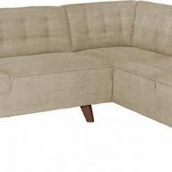 Rabatt 🎁 TOM TAILOR Ecksofa »NORDIC CHIC«, im Retrolook, Füße nussbaumfarben Wood STC 4, Soft purple TUS 38, Tarmac STC 19, Gold mustard STC 13 👏 -Tom Tailor Verkaufsgeschäft 17307889