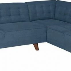 Rabatt 🎁 TOM TAILOR Ecksofa »NORDIC CHIC«, im Retrolook, Füße nussbaumfarben Wood STC 4, Soft purple TUS 38, Tarmac STC 19, Gold mustard STC 13 👏 -Tom Tailor Verkaufsgeschäft 17307895