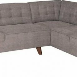 Rabatt 🎁 TOM TAILOR Ecksofa »NORDIC CHIC«, im Retrolook, Füße nussbaumfarben Wood STC 4, Soft purple TUS 38, Tarmac STC 19, Gold mustard STC 13 👏 -Tom Tailor Verkaufsgeschäft 17307896