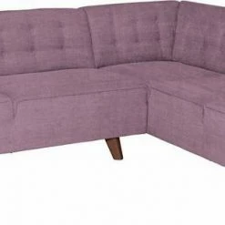 Rabatt 🎁 TOM TAILOR Ecksofa »NORDIC CHIC«, im Retrolook, Füße nussbaumfarben Wood STC 4, Soft purple TUS 38, Tarmac STC 19, Gold mustard STC 13 👏 -Tom Tailor Verkaufsgeschäft 17307898