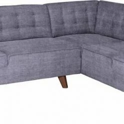 Rabatt 🎁 TOM TAILOR Ecksofa »NORDIC CHIC«, im Retrolook, Füße nussbaumfarben Wood STC 4, Soft purple TUS 38, Tarmac STC 19, Gold mustard STC 13 👏 -Tom Tailor Verkaufsgeschäft 17307900