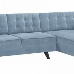 Blitzangebot ⭐ TOM TAILOR Ecksofa »NORDIC CHIC«, mit Recamiere, im Retrolook, Füße wengefarben Soft graphite TUS 9, Soft purple TUS 38, Ecru TUS 1, Ink blue STC 6 🎁 -Tom Tailor Verkaufsgeschäft 17420780
