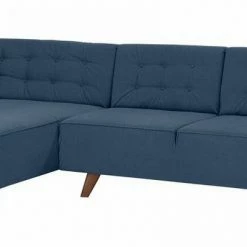 Rabatt 🔥 TOM TAILOR Ecksofa »NORDIC CHIC«, mit Recamiere, im Retrolook, Füße nussbaumfarben Tarmac STC 19, Prune TUS 18, Gold mustard STC 13, Ecru TUS 1 ⌛ -Tom Tailor Verkaufsgeschäft 17422279