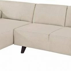 Besorgen 🧨 TOM TAILOR Ecksofa »NORDIC PURE«, mit Recamiere, im Retrolook, Füße wengefarben Ecru TUS 1, Soft graphite TUS 9, Basalt STC 9, Gold mustard STC 13 👍