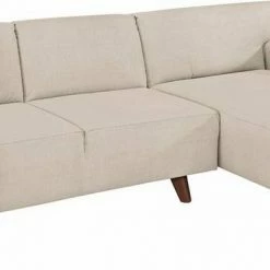 Billig 👍 TOM TAILOR Ecksofa »NORDIC PURE«, mit Recamiere, im Retrolook, Füße nussbaumfarben Soft graphite TUS 9, Ivory STC 1, Celadon STC 3, Prune TUS 18 ⌛ -Tom Tailor Verkaufsgeschäft 17512834