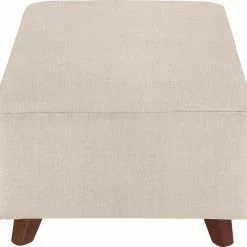 Bestpreis ✔️ TOM TAILOR Hocker »NORDIC PURE«, Breite 85 cm, Füße nussbaumfarben Soft purple TUS 38, Ecru TUS 1, Pistacchio TUS 5, Wood STC 4 🤩 -Tom Tailor Verkaufsgeschäft 17544454