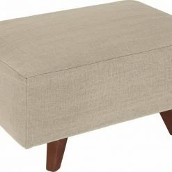 Bestpreis ✔️ TOM TAILOR Hocker »NORDIC PURE«, Breite 85 cm, Füße nussbaumfarben Soft purple TUS 38, Ecru TUS 1, Pistacchio TUS 5, Wood STC 4 🤩 -Tom Tailor Verkaufsgeschäft 17544685