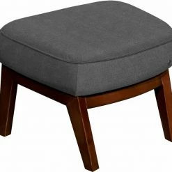 Rabatt 🔔 TOM TAILOR Hocker »COZY«, mit Kedernaht, Füße nussbaumfarben Basalt STC 9, Prune TUS 18, Lilac STC 8, Soft graphite TUS 9 👍 -Tom Tailor Verkaufsgeschäft 17597470