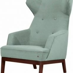 Besorgen 👍 TOM TAILOR Ohrensessel »COZY«, im Retrolook, mit Kedernaht und Knöpfung, Füße nussbaumfarben Pistacchio TUS 5, Brown TUS 4, Sky blue TUS 6, Soft purple TUS 38 🥰