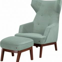 Besorgen 👍 TOM TAILOR Ohrensessel »COZY«, im Retrolook, mit Kedernaht und Knöpfung, Füße nussbaumfarben Pistacchio TUS 5, Brown TUS 4, Sky blue TUS 6, Soft purple TUS 38 🥰 -Tom Tailor Verkaufsgeschäft 17671758