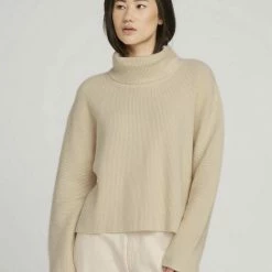 Budget 🌟 TOM TAILOR Strickpullover »Pullover mit weitem Rollkragen« Smooth light sand melange, Sky Captain Blue 👏 -Tom Tailor Verkaufsgeschäft 178c43b4 6dcb 5ee2 a504 0fd34378d50e