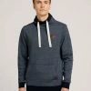 Schlussverkauf 💯 TOM TAILOR Hoodie »Sweatshirt mit Stehkragen und Kordelzug« 🎉