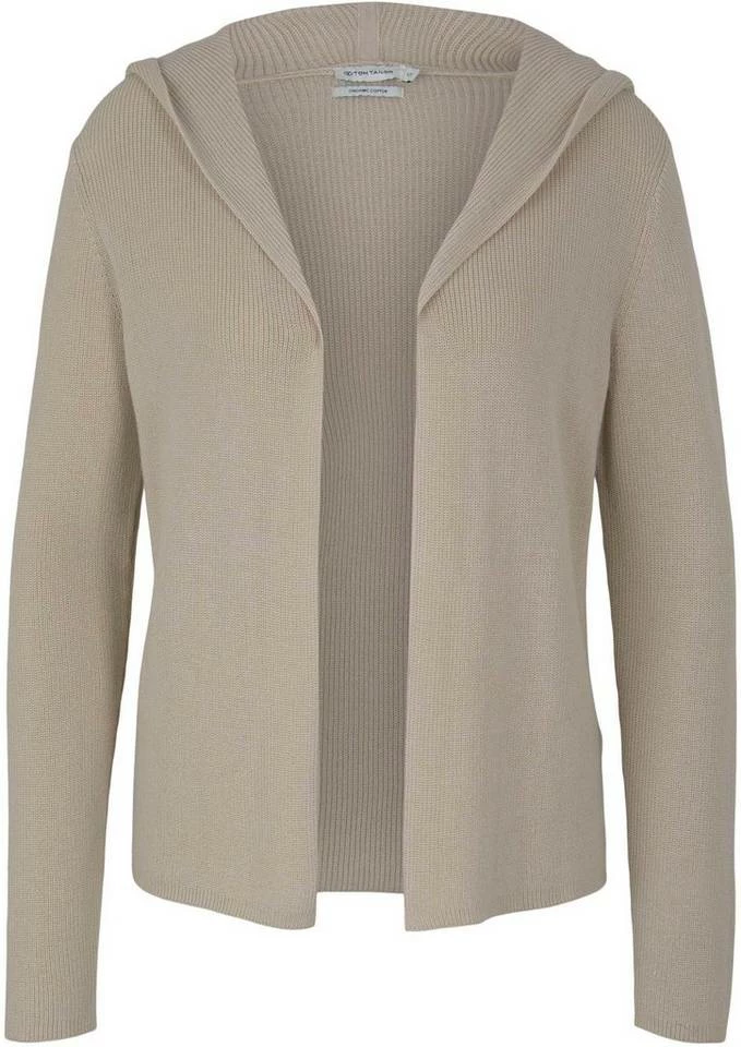 Am billigsten ⌛ TOM TAILOR Strickjacke mit offenem Verschluss Beige, Dunkelblau 😍 5 Am billigsten ⌛ TOM TAILOR Strickjacke mit offenem Verschluss Beige, Dunkelblau 😍 - Image 5