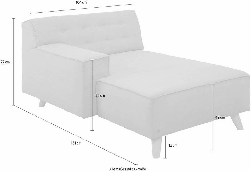 Neu 😍 TOM TAILOR Chaiselongue »NORDIC CHIC«, im Retrolook, Füße Buche natur Celadon STC 3, Ecru TUS 1, Tarmac STC 19, Soft graphite TUS 9 ⭐ 7 Neu 😍 TOM TAILOR Chaiselongue »NORDIC CHIC«, im Retrolook, Füße Buche natur Celadon STC 3, Ecru TUS 1, Tarmac STC 19, Soft graphite TUS 9 ⭐ - Image 7