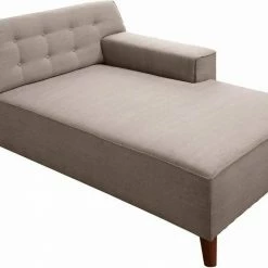 Aktion 🔥 TOM TAILOR Chaiselongue »NORDIC CHIC«, im Retrolook, Füße nussbaumfarben Lilac STC 8, Basalt STC 9, Sky blue TUS 6, Ink blue STC 6 🎁 -Tom Tailor Verkaufsgeschäft 18992306