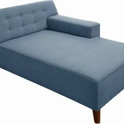Aktion 🔥 TOM TAILOR Chaiselongue »NORDIC CHIC«, im Retrolook, Füße nussbaumfarben Lilac STC 8, Basalt STC 9, Sky blue TUS 6, Ink blue STC 6 🎁 -Tom Tailor Verkaufsgeschäft 18992309