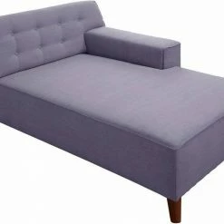 Aktion 🔥 TOM TAILOR Chaiselongue »NORDIC CHIC«, im Retrolook, Füße nussbaumfarben Lilac STC 8, Basalt STC 9, Sky blue TUS 6, Ink blue STC 6 🎁 -Tom Tailor Verkaufsgeschäft 18992318