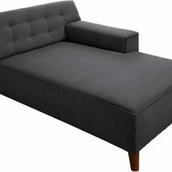 Aktion 🔥 TOM TAILOR Chaiselongue »NORDIC CHIC«, im Retrolook, Füße nussbaumfarben Lilac STC 8, Basalt STC 9, Sky blue TUS 6, Ink blue STC 6 🎁