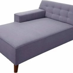 Aktion 🔥 TOM TAILOR Chaiselongue »NORDIC CHIC«, im Retrolook, Füße nussbaumfarben Lilac STC 8, Basalt STC 9, Sky blue TUS 6, Ink blue STC 6 🎁 -Tom Tailor Verkaufsgeschäft 18992453